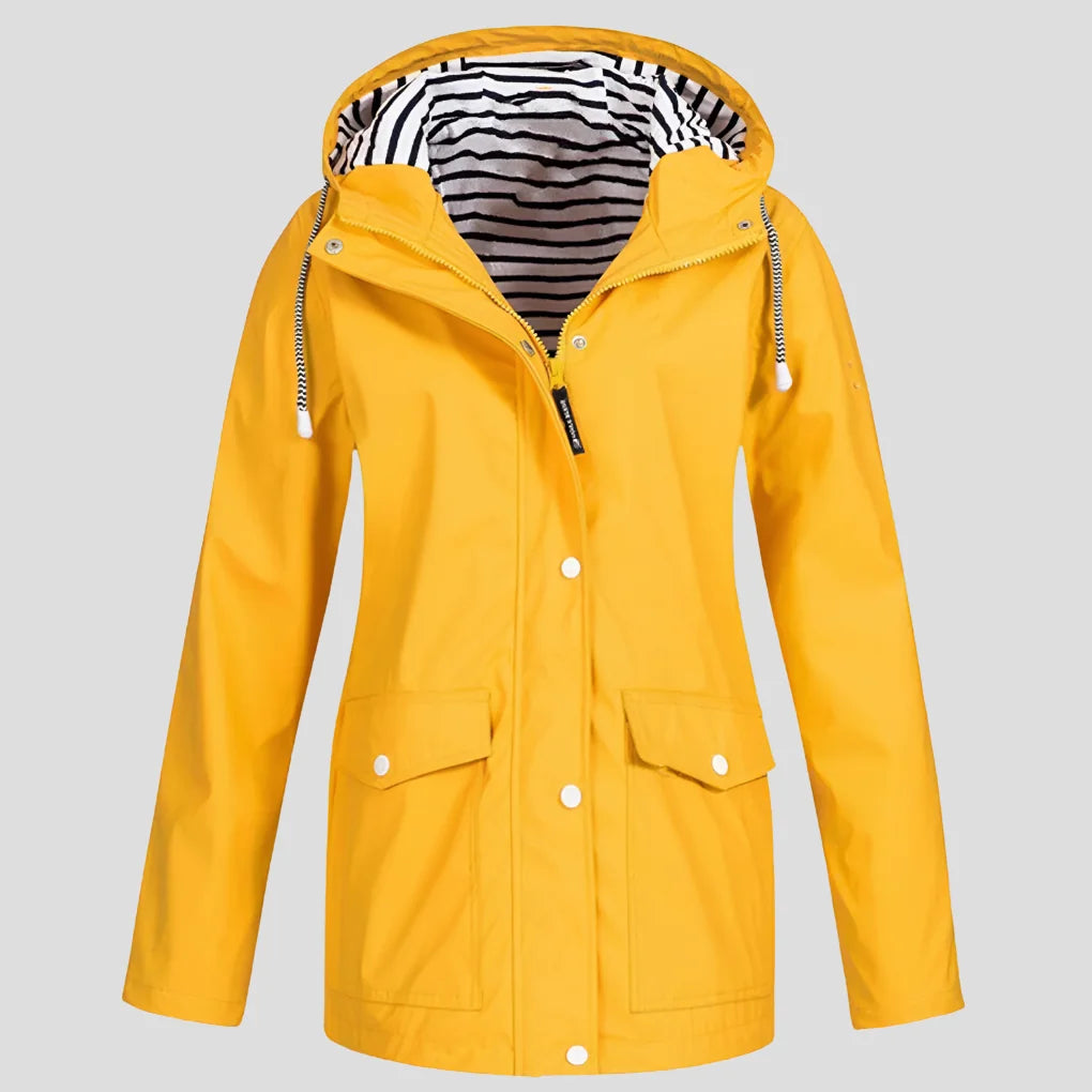 Hooded Waterproof Rain Jacket for Women