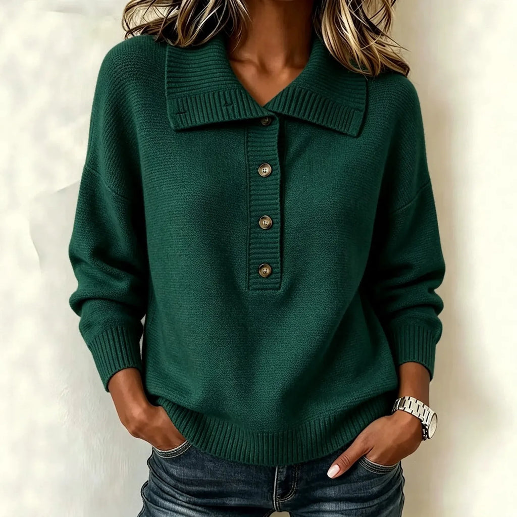 knit henley – Gray