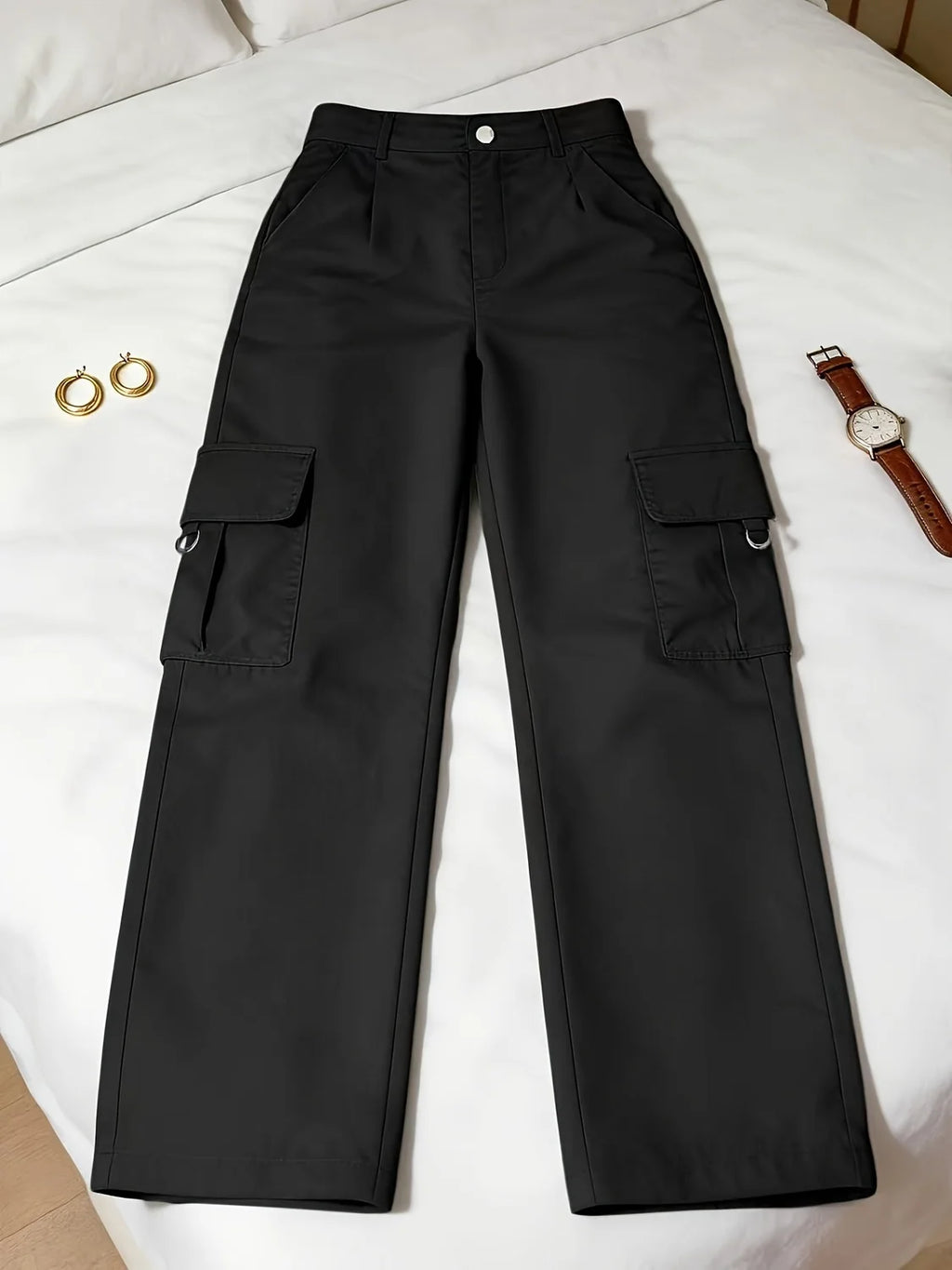 cargo pants women – Cream