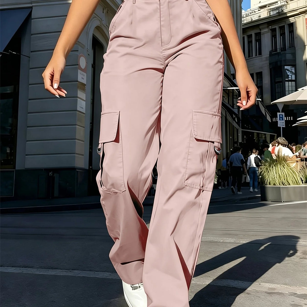 cargo pants women – Pink