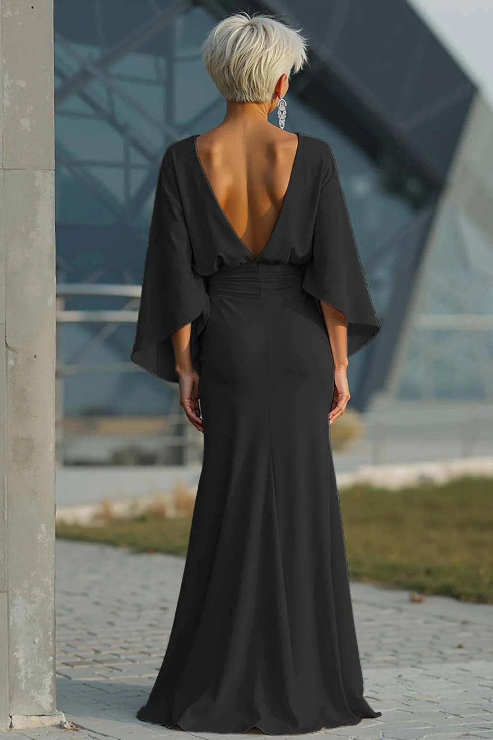 Mathilde Mother of the Bride Dress - Black