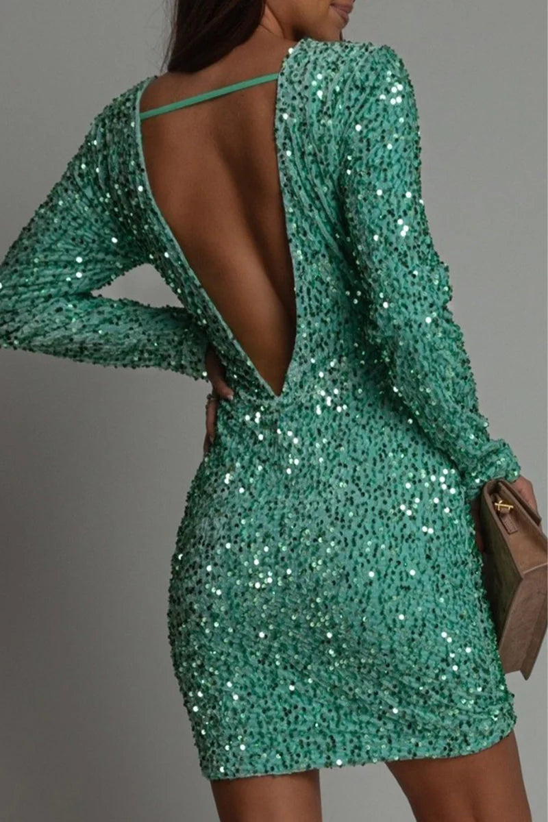 sequin dress – Black