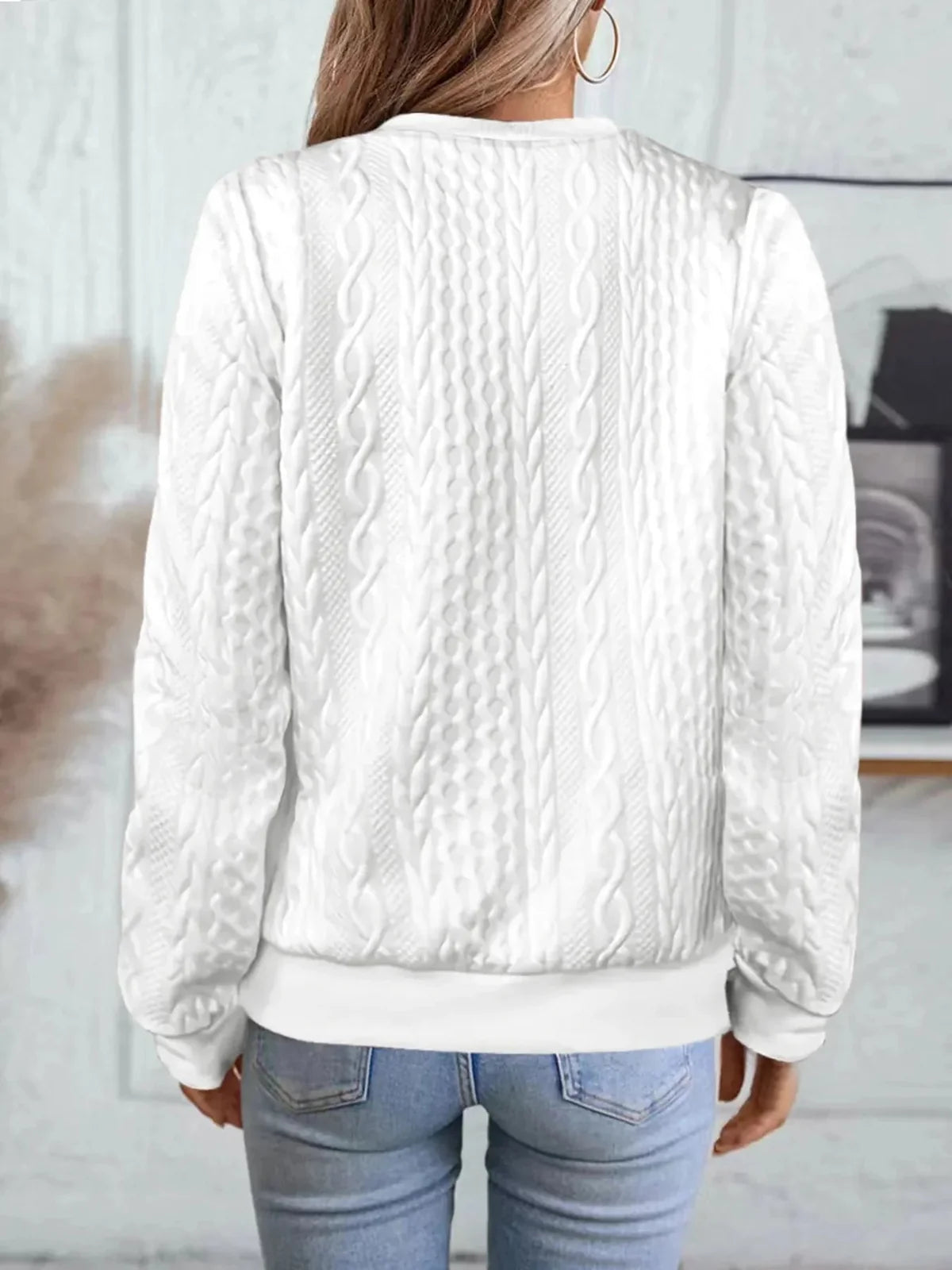 Textured Knit Zip Front Bomber Jacket