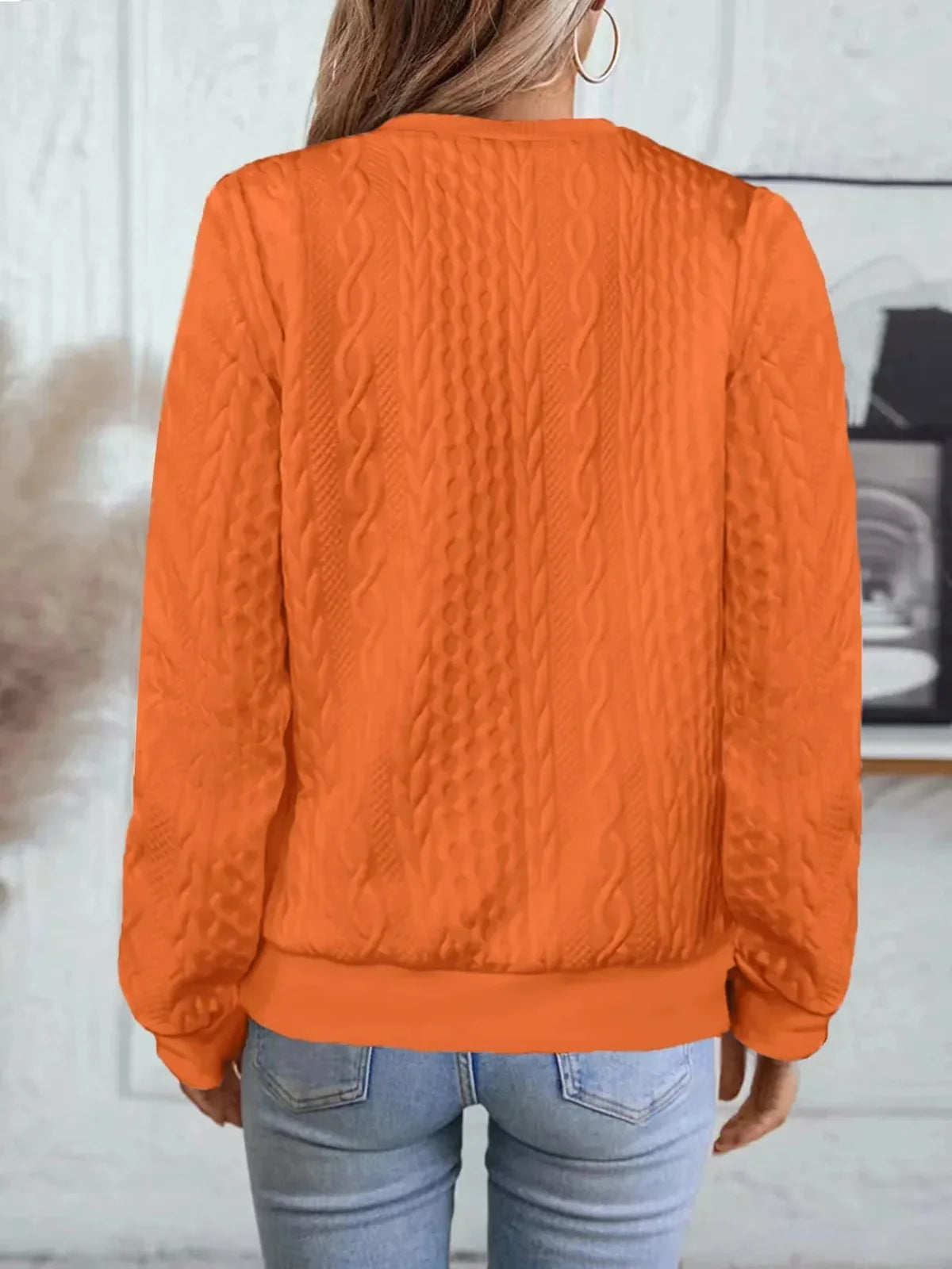 Textured Knit Zip Front Bomber Jacket