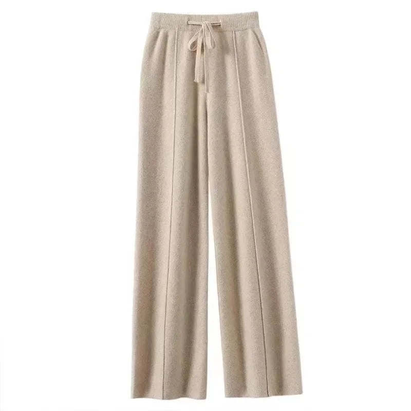 Wide leg pants women – Camel