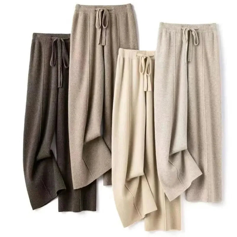Wide leg pants women – Camel