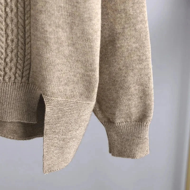 Knit Lounge Set with Cable Knit Top — source product view