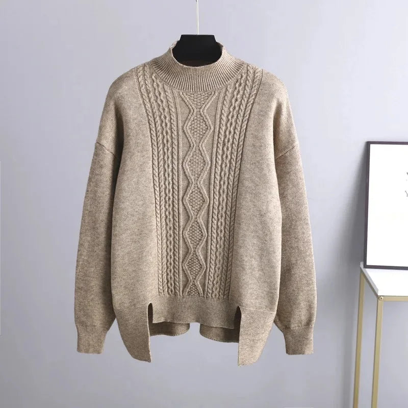 Knit Lounge Set with Cable Knit Top — source product view