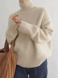 High Collar Turtleneck Sweater