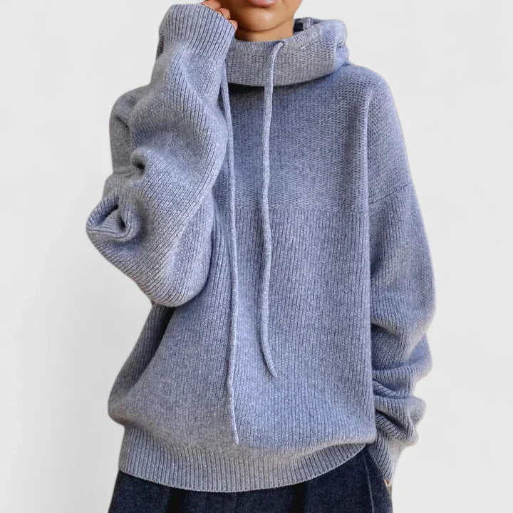 Knit Sweater Hoodie for Women