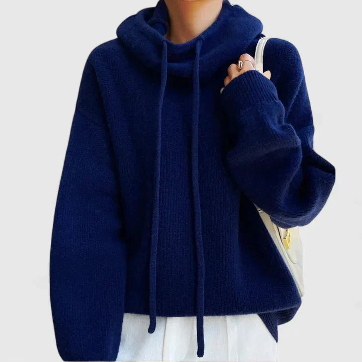 Knit Sweater Hoodie for Women