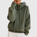 Knit Sweater Hoodie for Women