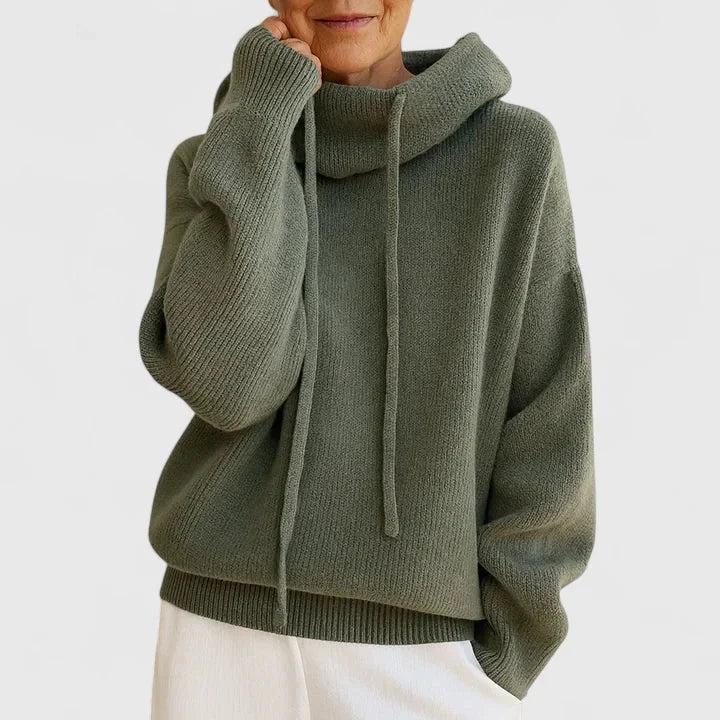 Knit Sweater Hoodie for Women