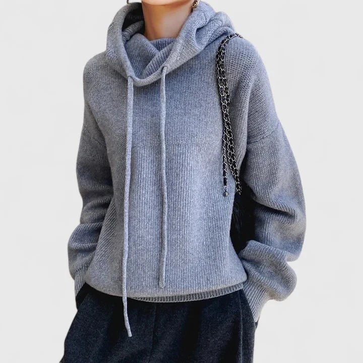 Knit Sweater Hoodie for Women