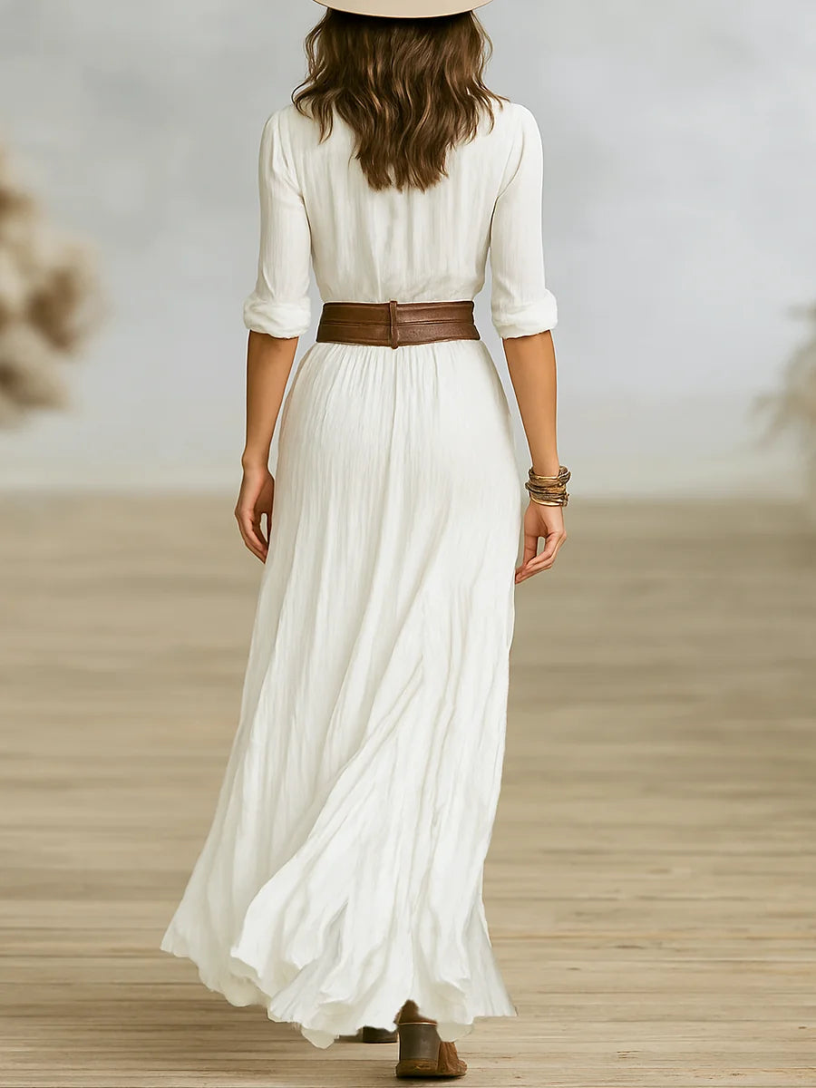 Long Sleeve Boho Maxi Dress