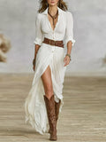 Long Sleeve Boho Maxi Dress