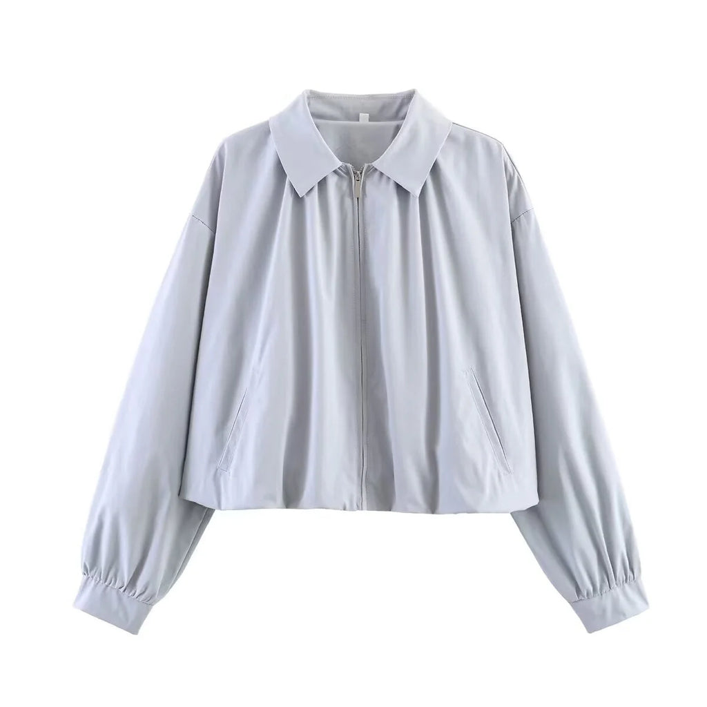 bomber jacket women – Light Blue