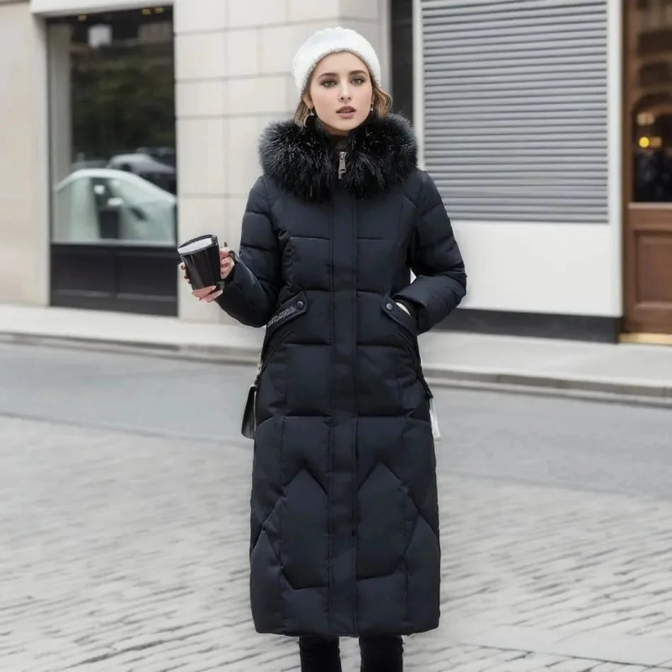 puffer jacket women – White