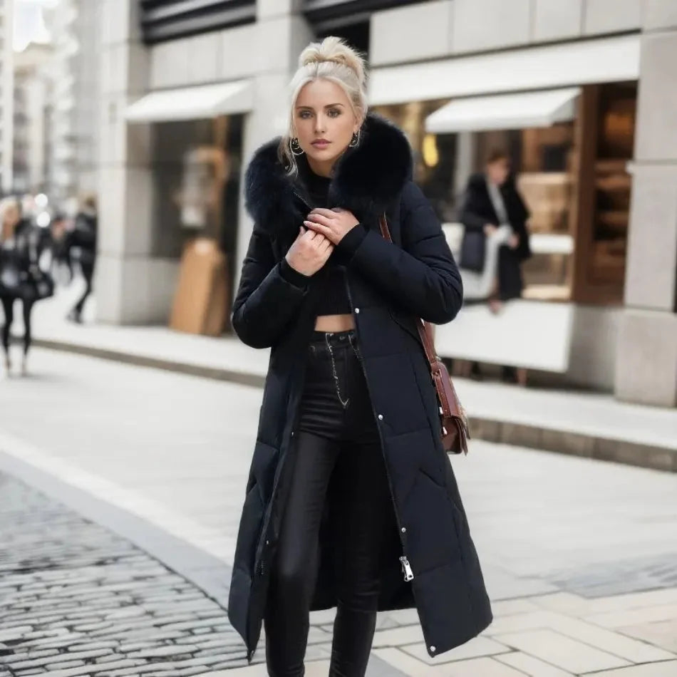 puffer jacket women – Black
