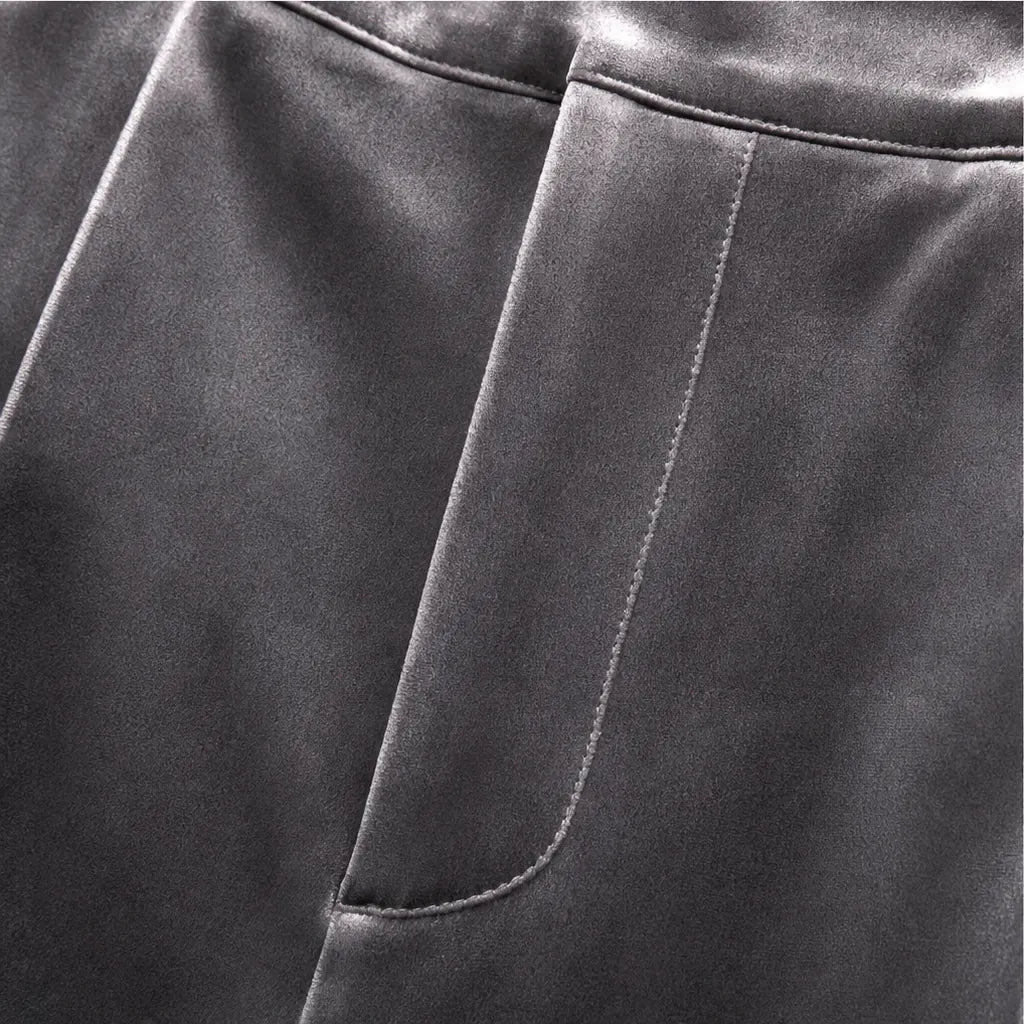 Wide Leg Pants – Grey Velvet High-Waisted
