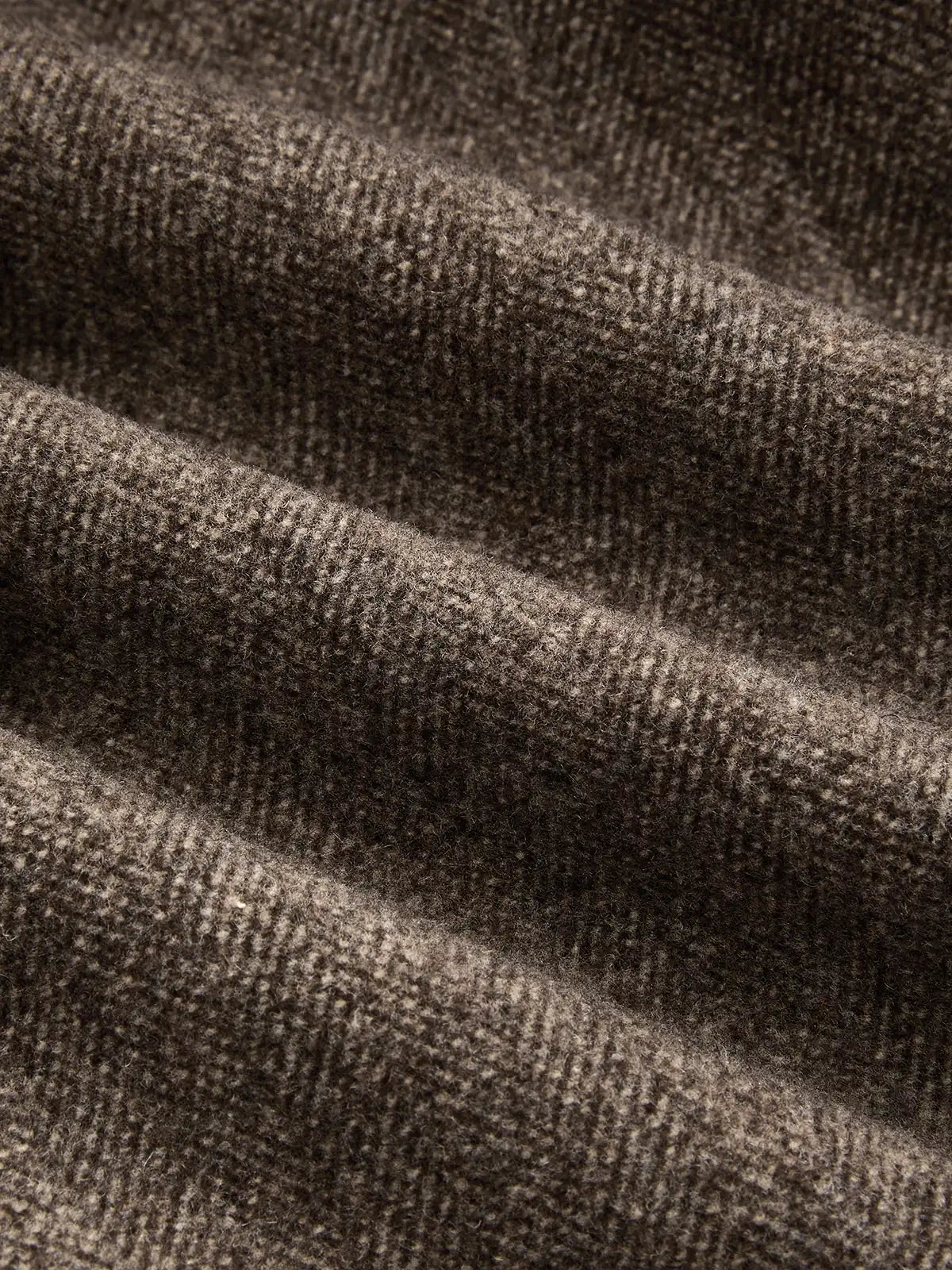 Audrey Herringbone Blazer Wool Blend Single Button
