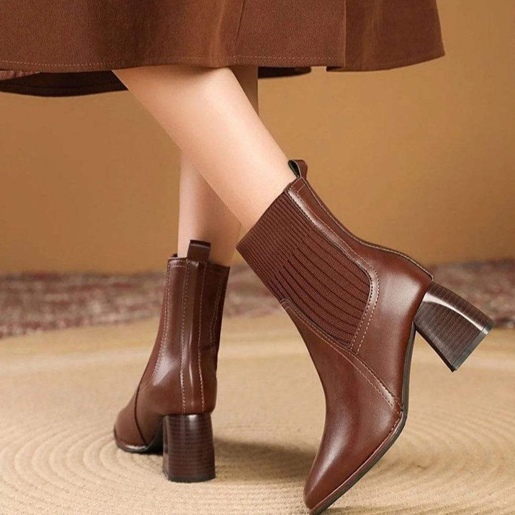 Chelsea boots women – Dark Brown