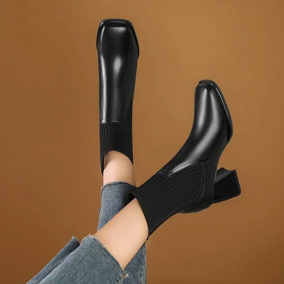 Chelsea boots women – Dark Brown