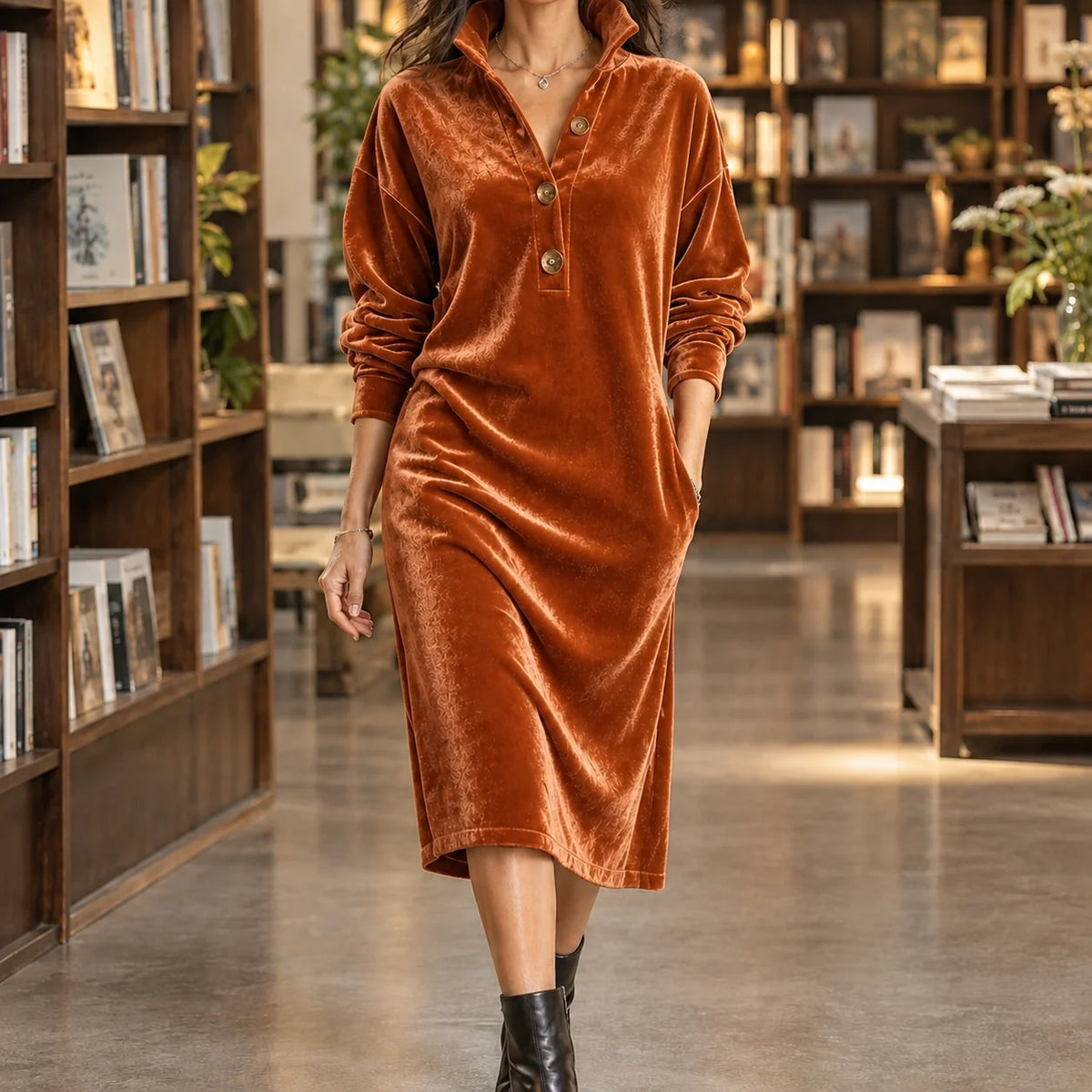 christmas dress – Orange