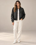 bomber jacket women – Black