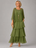 Layered Flowy Maxi Dress