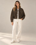 bomber jacket women – Brown