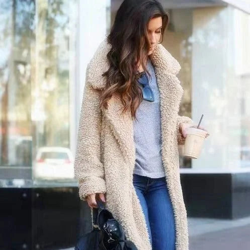 Long Teddy Coat for Women