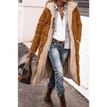Longline Puffer Jacket with Sherpa Lining
