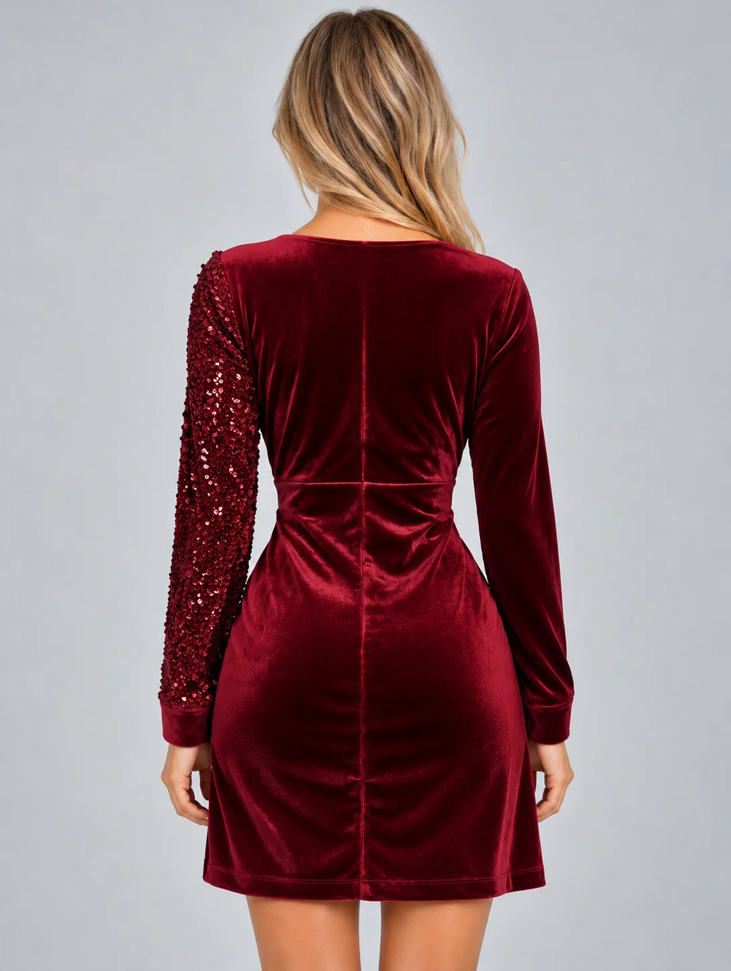 red velvet dress – Red