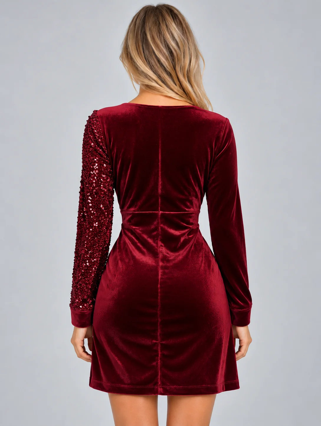 red velvet dress – Red