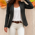 Vera Fitted Blazer for Women - Single Button Office Jacket