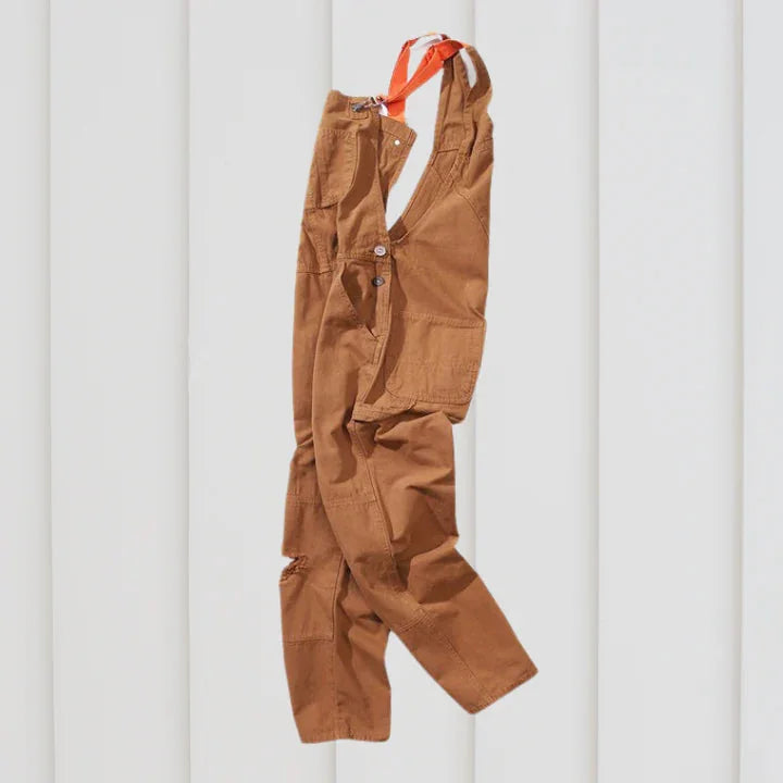 Wide Leg Dungaree Overalls for Women