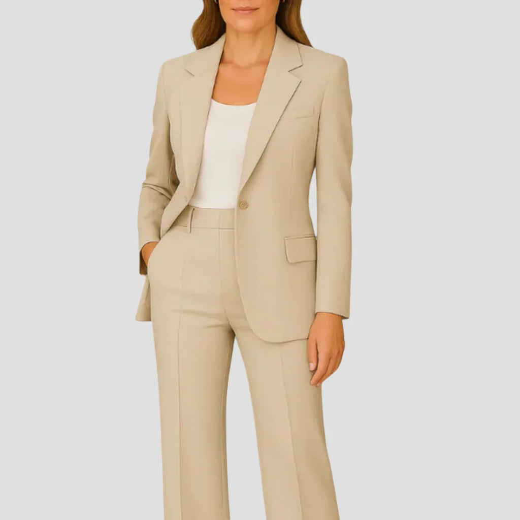 blazer women suit set – Beige