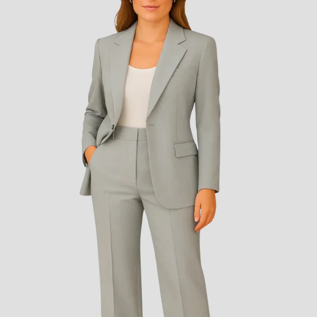 blazer women suit set – Gray