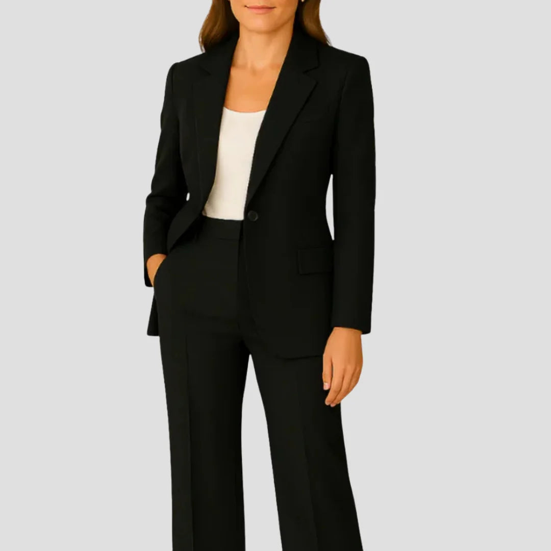 blazer women suit set – Black