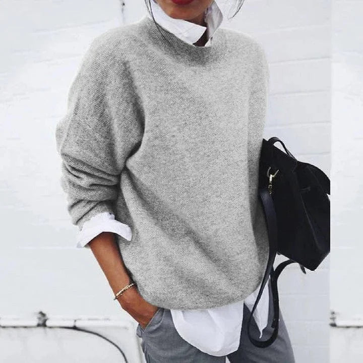 Loose Fit Soft Knit Sweater for Women