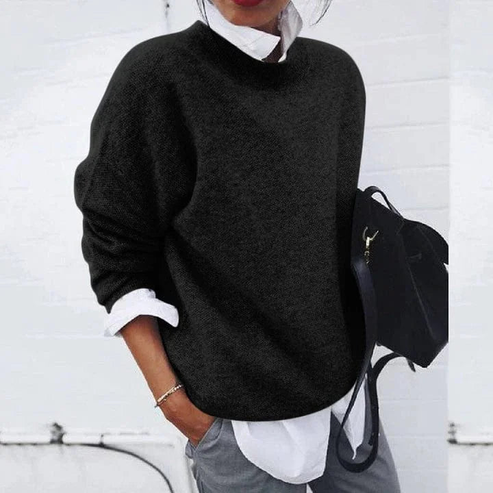 Loose Fit Soft Knit Sweater for Women