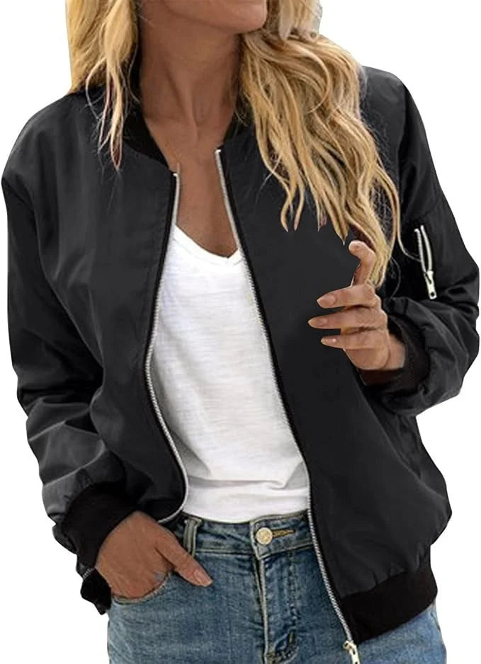 ma-1 bomber jacket – Black