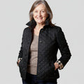 Quilted Jacket with Lapel Collar