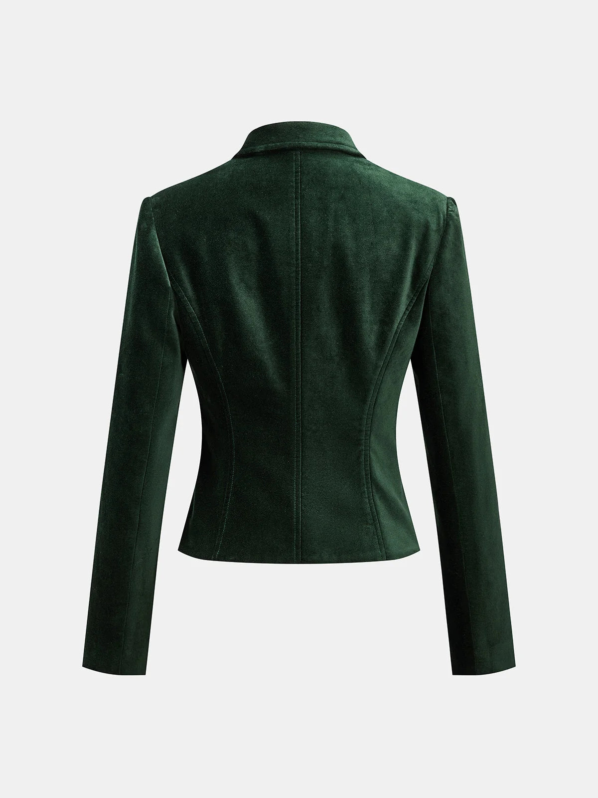 Adelaide Velvet Blazer Fitted Single Button