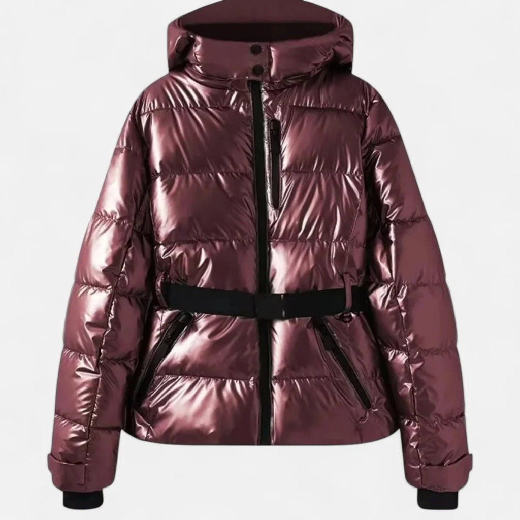 Belted Hooded Puffer Jacket