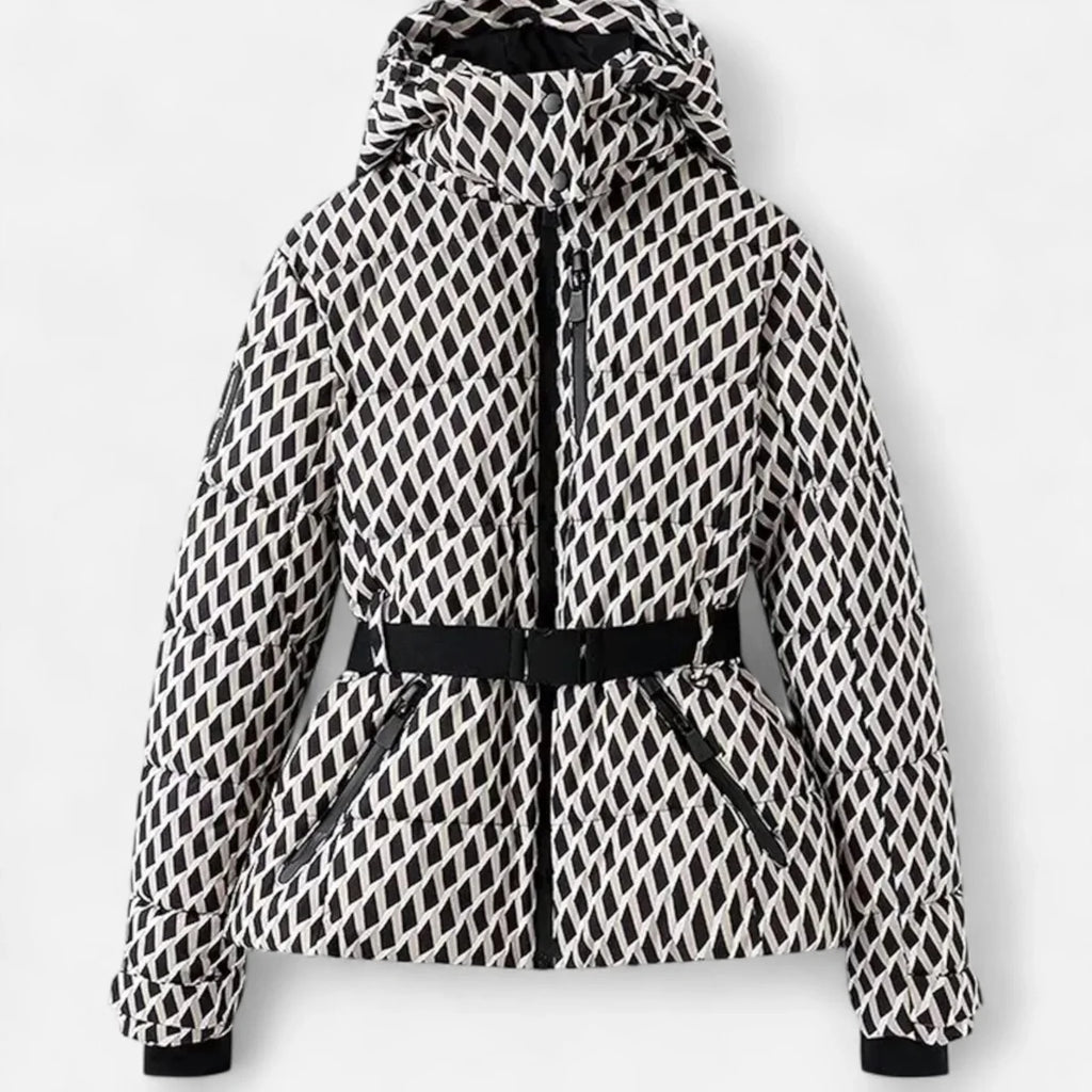 Belted Hooded Puffer Jacket