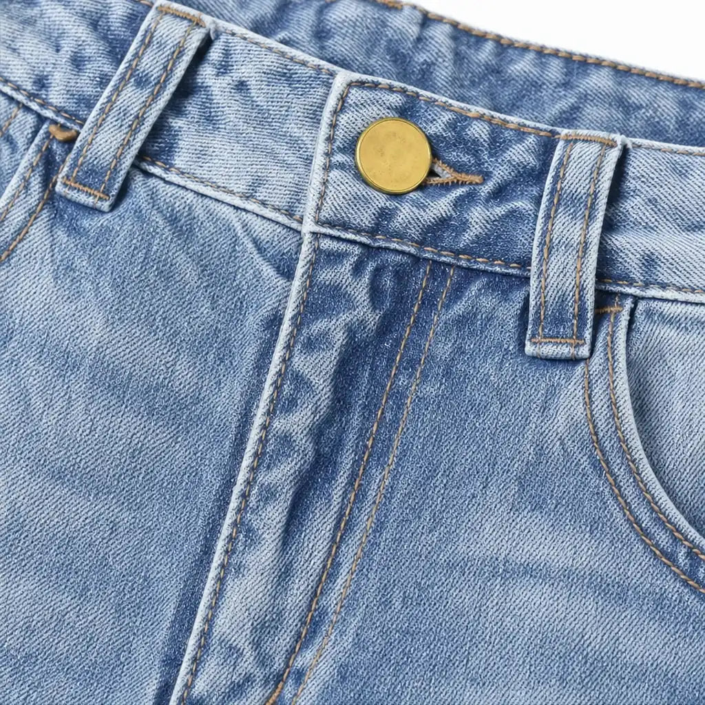Cargo Pants – Light-Wash Baggy Cargo Jeans