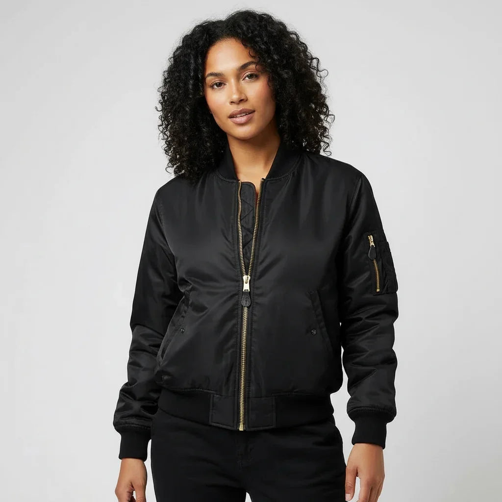 Classic MA-1 Bomber Jacket for Women