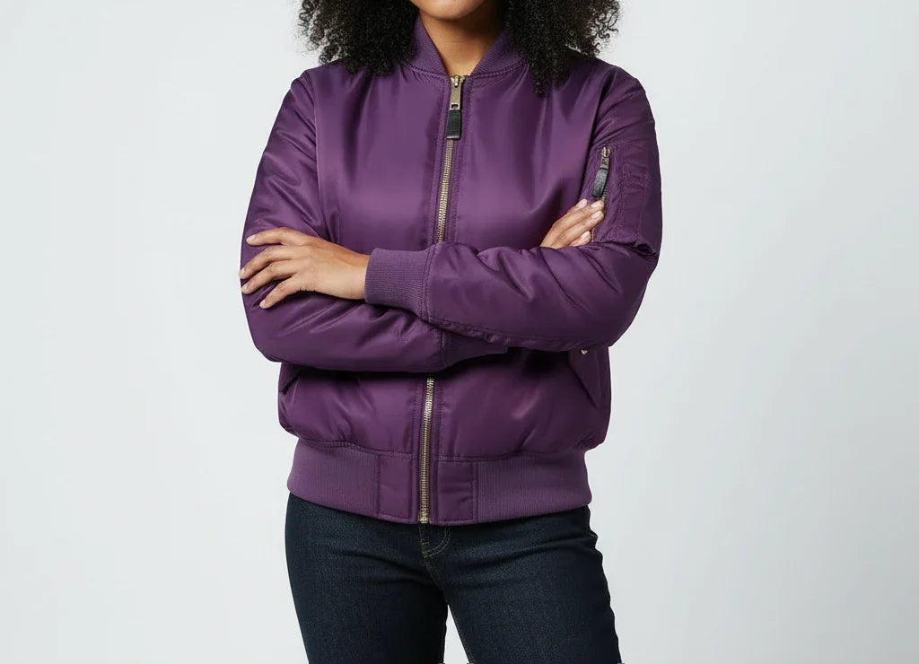 Classic MA-1 Bomber Jacket for Women
